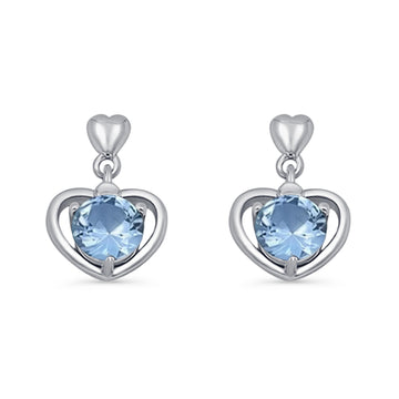 Heart Stud Earring